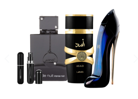 🔥 Combo Premium  (3 Perfumes) – Club de Nuit, Asad y Good Girl – Oferta Especial - Envío Gratis - ¡Paga al Recibir!